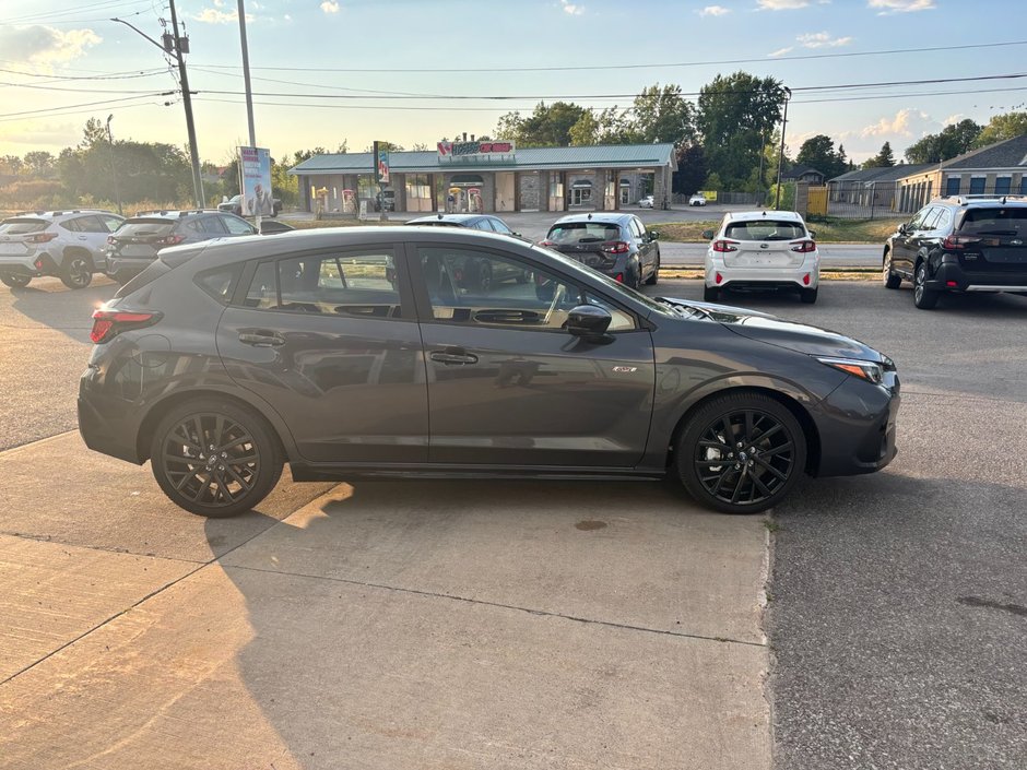 2025 Subaru Impreza RS 182-horsepower engine, and unique sporty styling elements inside and out.