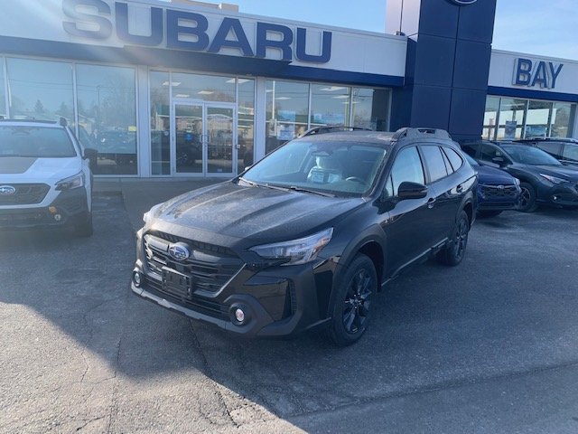 2024 Subaru Outback Onyx Crystal Black Silica - Featuring Subaru's StarTex Seating Surfaces and Wireless Charging