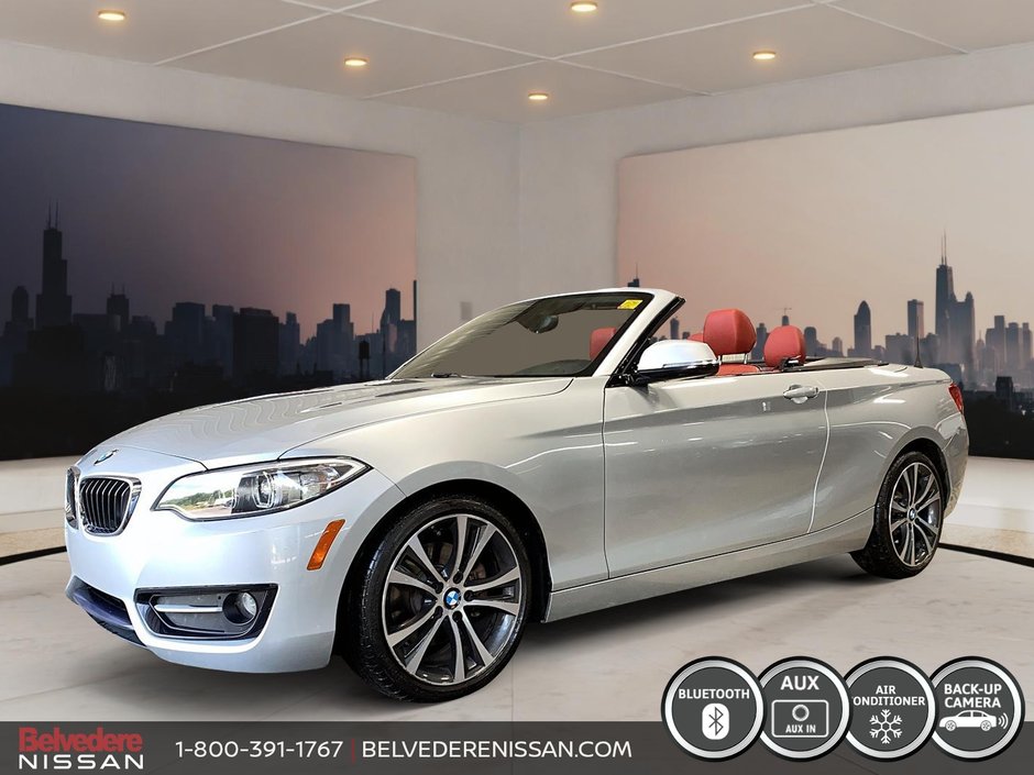BMW 2 Series 228i xDrive DÉCAPOTABLE MAGS CUIR BLUETOOTH CAMÉRA 2015 à Saint-Jérôme, Québec