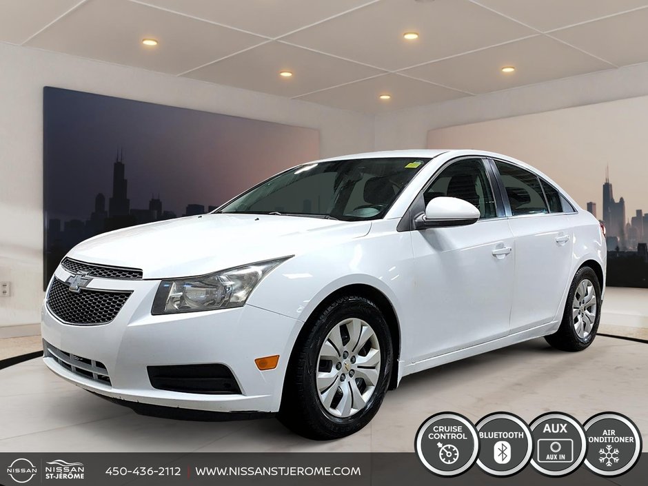 Chevrolet Cruze 1LT A/C BLUETOOTH *ECONOMIQUE* PNEUS HIVERS & ÉTÉ 2014 à Saint-Jérôme, Québec