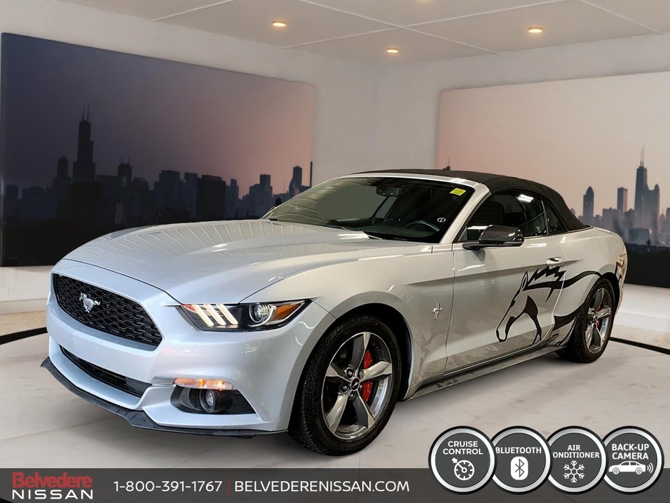Ford Mustang V6 3.7L CONVERTIBLE AUTOMATIQUE CAMÉRA 2016 à Saint-Jérôme, Québec