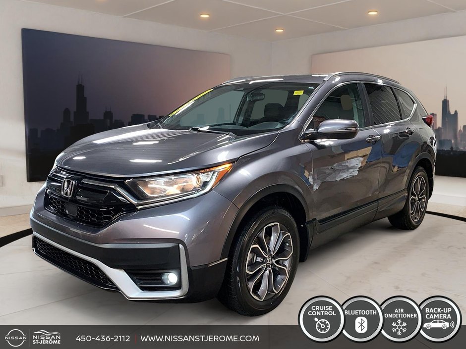Honda CR-V EX-L AUTOMATIQUE CUIR TOIT CAM NAV DÉMARREUR FULL 2020 à Saint-Jérôme, Québec