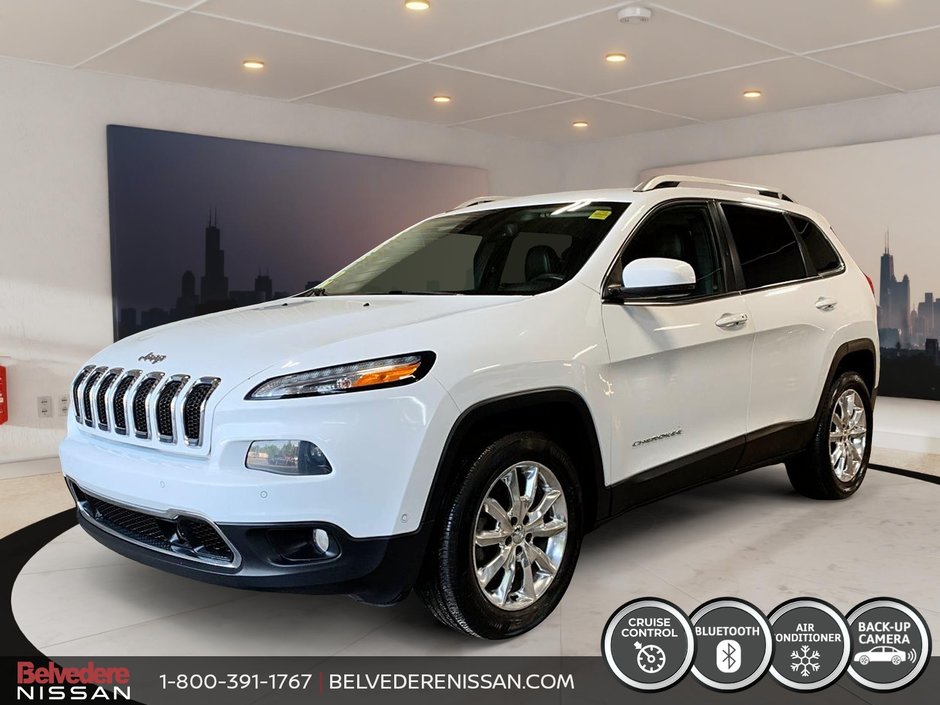 2014 Jeep Cherokee Limited CUIR MAGS CAMÉRA DÉMARREUR BLUETOOTH in Saint-Jérôme, Quebec