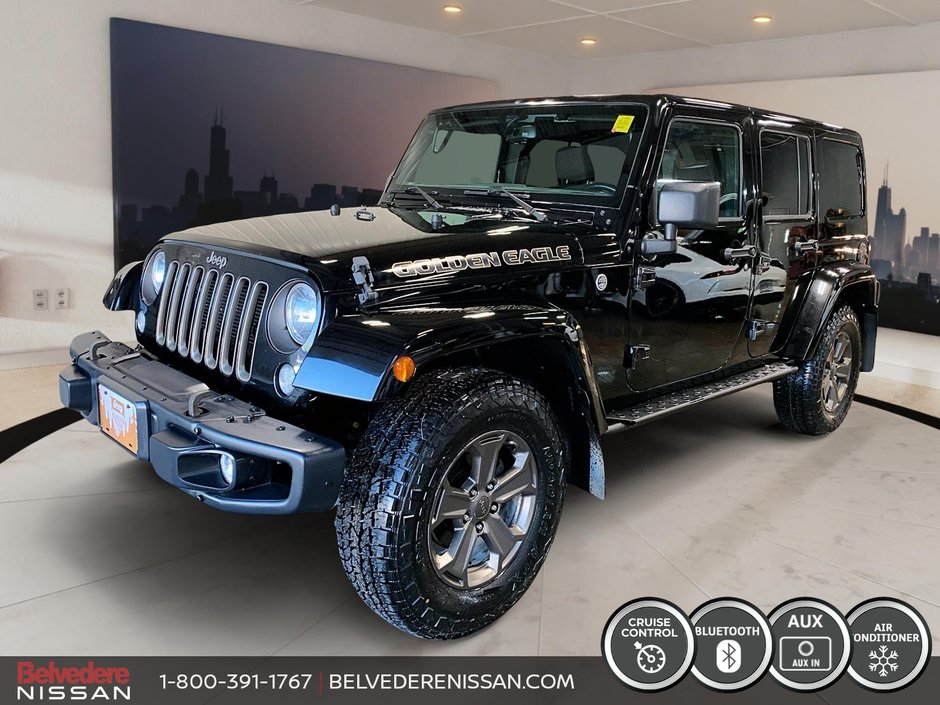 2018 Jeep WRANGLER JK UNLIMITED GOLDEN EAGLE AUTOMATIQUE AIR MAGS in Saint-Jérôme, Quebec