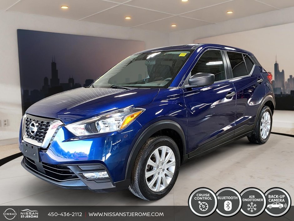 2020 Nissan Kicks S A/C BLUETOOTH CAMÉRA DE RECUL * MAGS * in Saint-Jérôme, Quebec