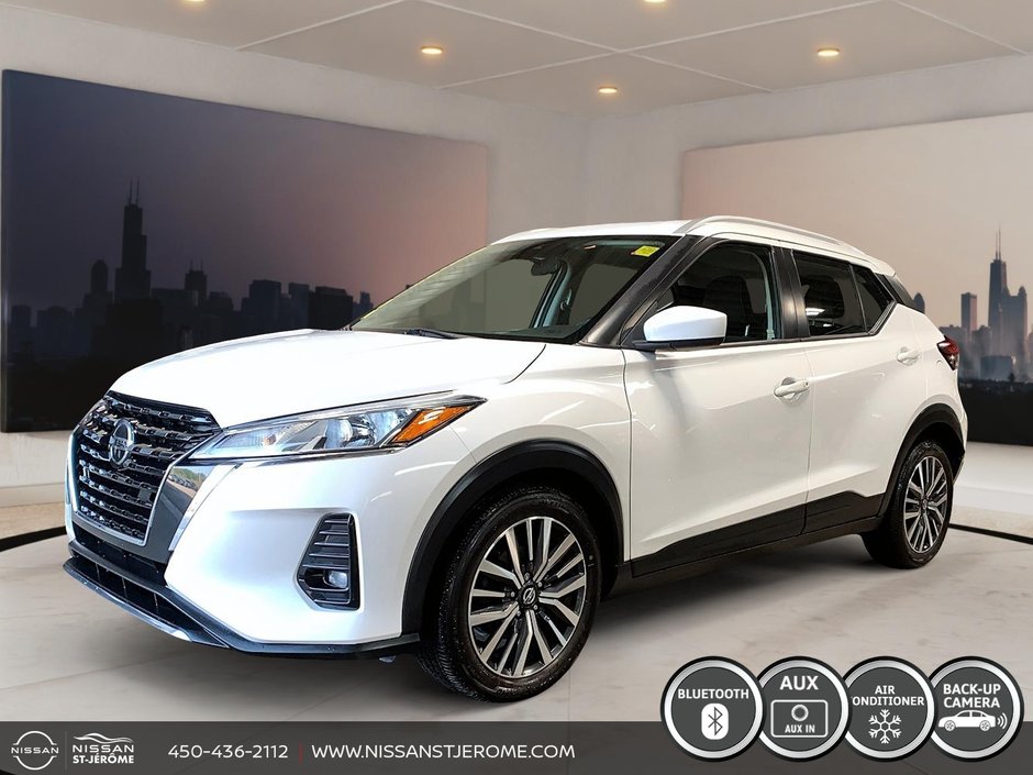 Nissan Kicks SV AUTOMATIQUE A/C BLUETOOTH MAGS CAMÉRA DE RECUL 2021 à Saint-Jérôme, Québec