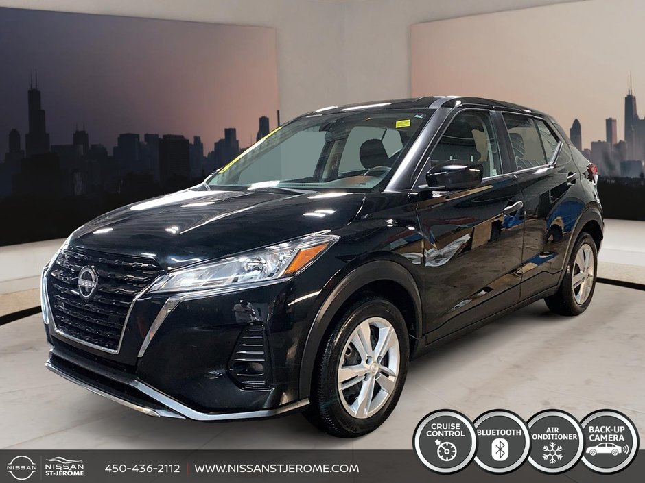 Nissan Kicks S AUTOMATIQUE A/C BLUETOOTH CAMÉRA DE RECUL 2023 à Saint-Jérôme, Québec