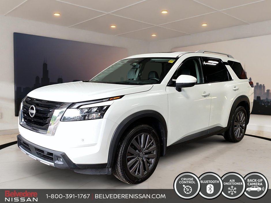 2023 Nissan Pathfinder SL AWD CUIR TOIT PANO MAGS NAV CAMÉRA 360 HEADS UP in Saint-Jérôme, Quebec