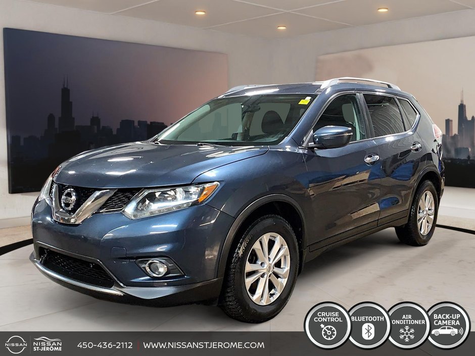Nissan Rogue SV AUTOMATIQUE A/C BLUETOOH MAGS DÉMARREUR CAMÉRA 2016 à Charlemagne, Québec