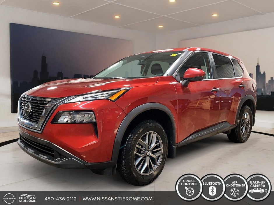 2021 Nissan Rogue S AWD MAGS SIÈGES CHAUFFANTS CAMÉRA BLUETOOTH in Charlemagne, Quebec