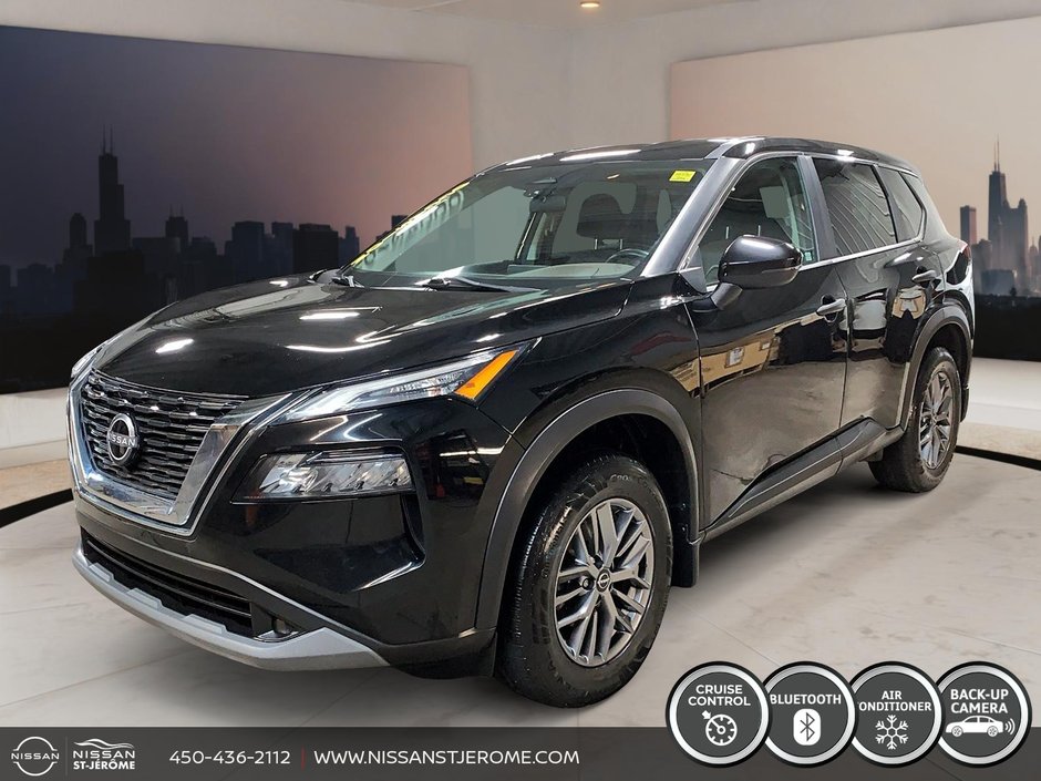 2022 Nissan Rogue S AWD 4CYL 2.5L MAGS CRUISE SIÈGES CHAUFFANTS CAM in Charlemagne, Quebec