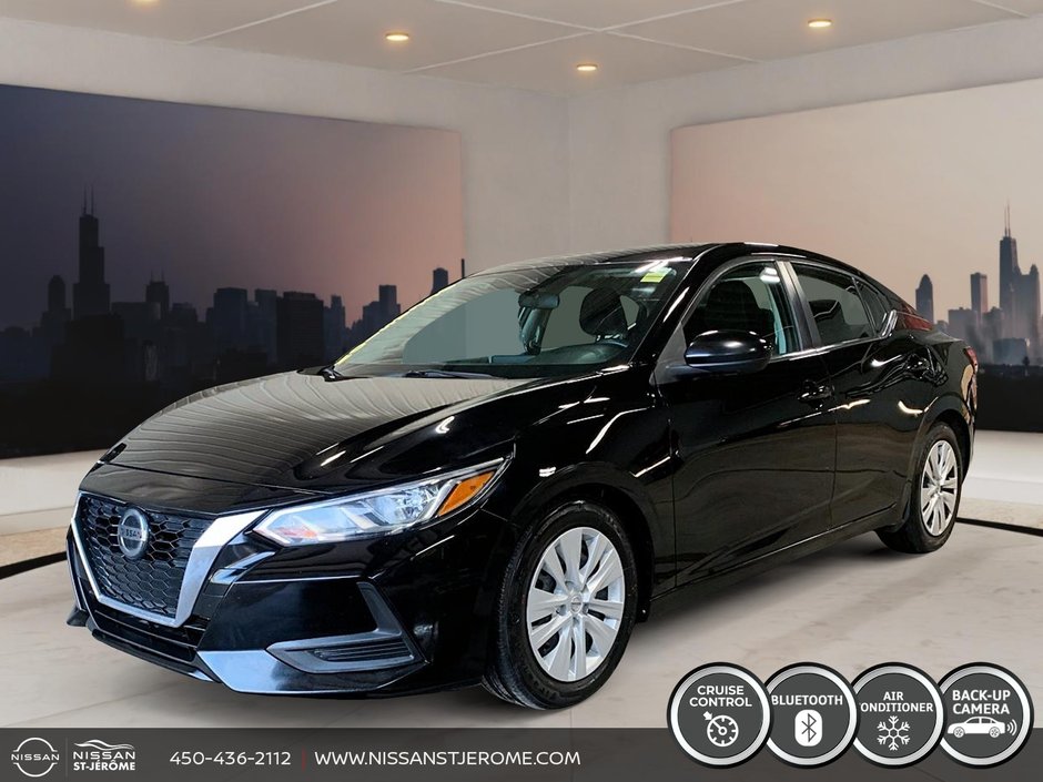 Nissan Sentra S MANUELLE CRUISE CAMÉRA AUDIO VOLANT BLUETOOTH 2021 à Charlemagne, Québec