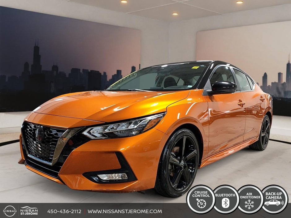 2022 Nissan Sentra SR MANUELLE 6 VITESSES A/C BLUETOOTH MAGS CAM in Charlemagne, Quebec