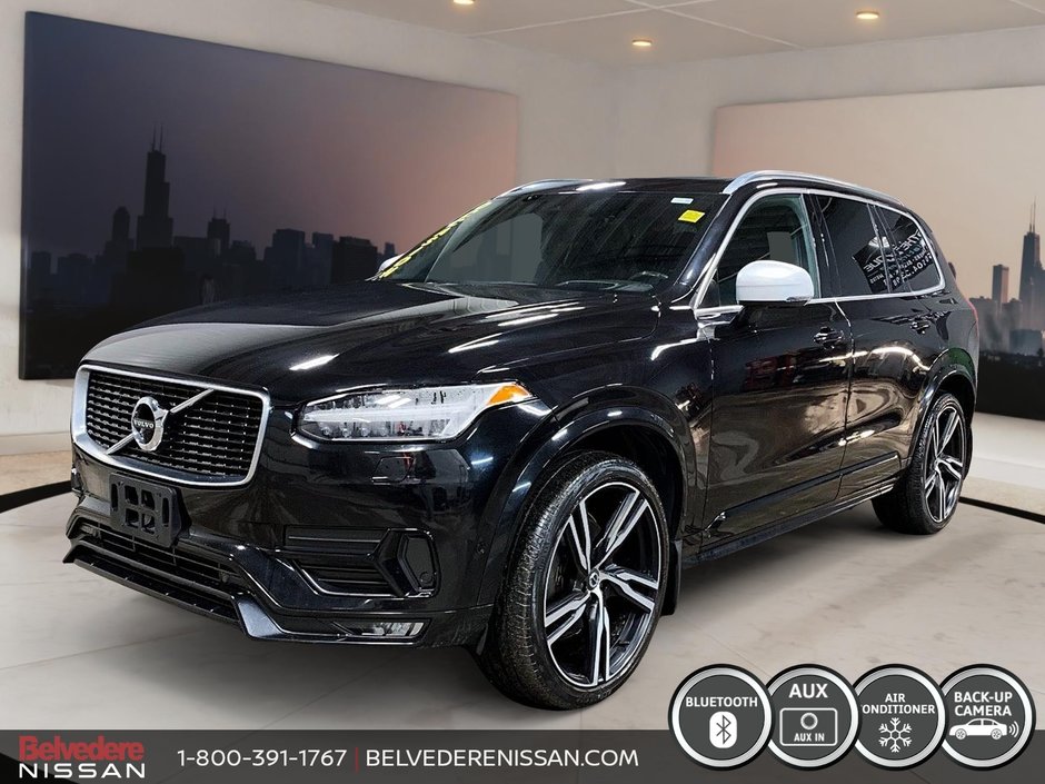 Volvo XC90 R-Design T6 AWD CUIR TOIT PANO BLUETOOTH 2019 à Saint-Jérôme, Québec