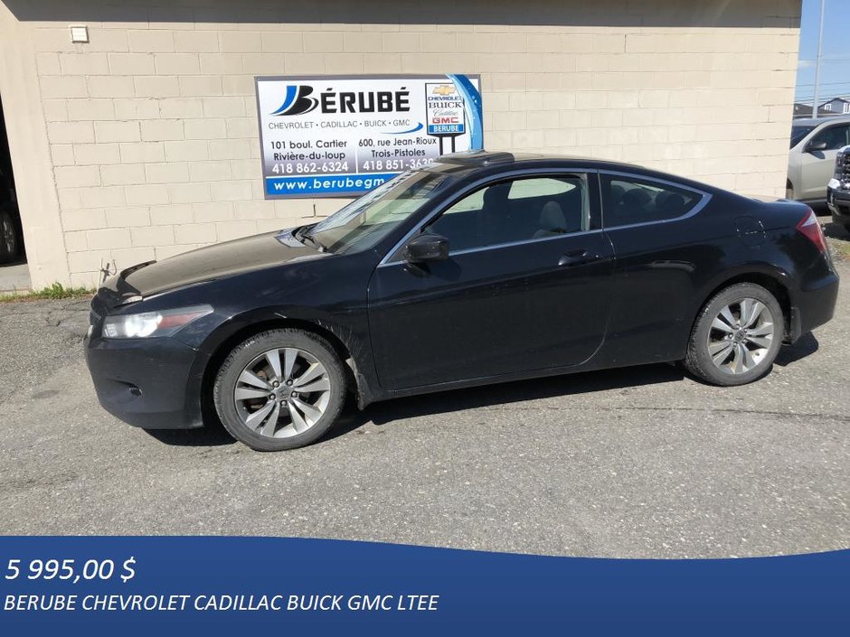 Berube Chevrolet Buick Gmc Ltee 2010 Honda Accord Cpe Ex 94911b
