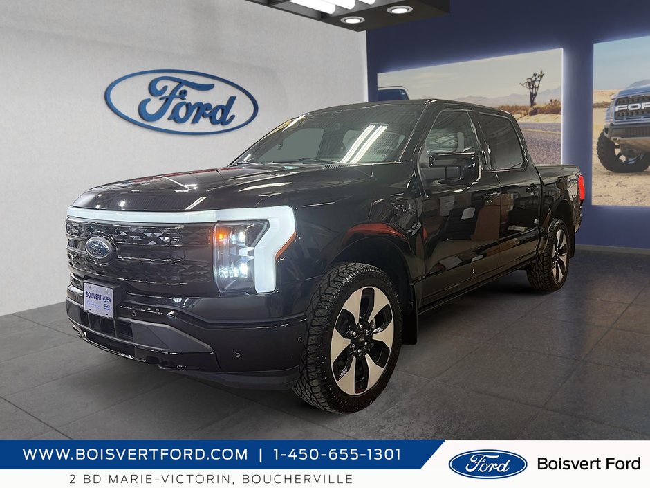 Ford F-150 Lightning Éditions platinum full 2023 à Boucherville, Québec