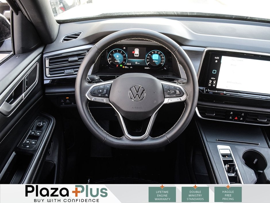 2024 Volkswagen Atlas Cross Sport Comfortline 1 Owner| Clean CarFax Report | All Wheel Drive | Certified |