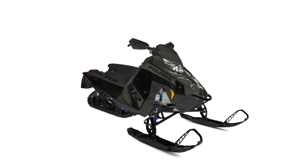 Polaris INDY XCR 9R 136 SHADOW GRAY & GLOSS BLACK 2025