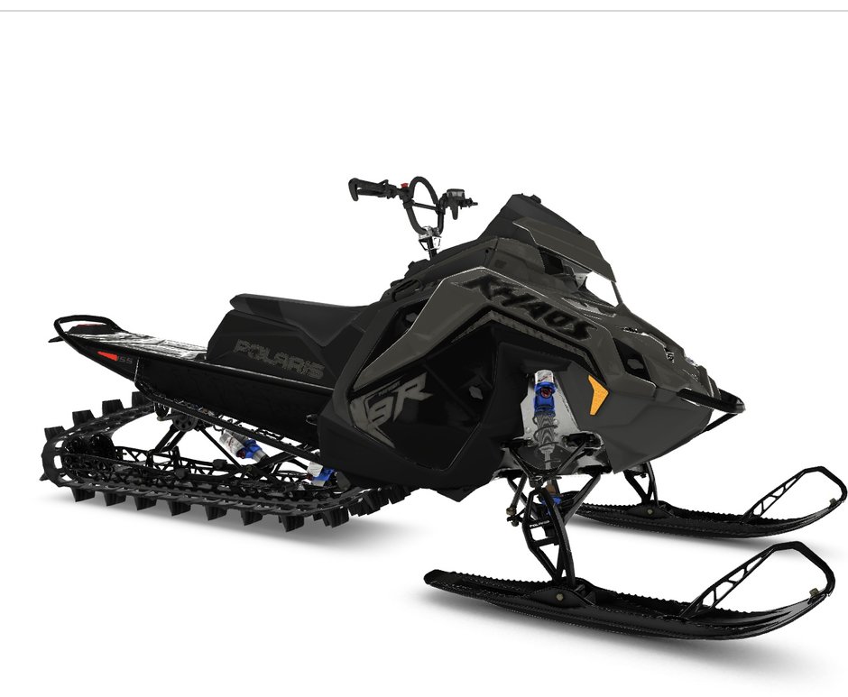 2025 Polaris RMK KHAOS 9R 155 Shadow Gray / Gloss Black