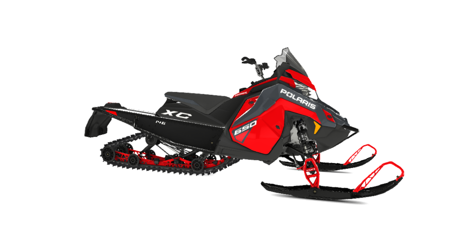 Polaris Switchback XC 650 146 INDY RED & STEALTH GRAY 2024