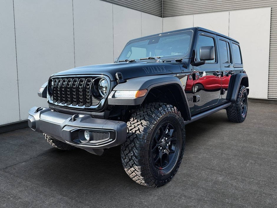 Jeep WRANGLER 4-Door WILLYS 2025 à St-Jean-Sur-Richelieu, Québec