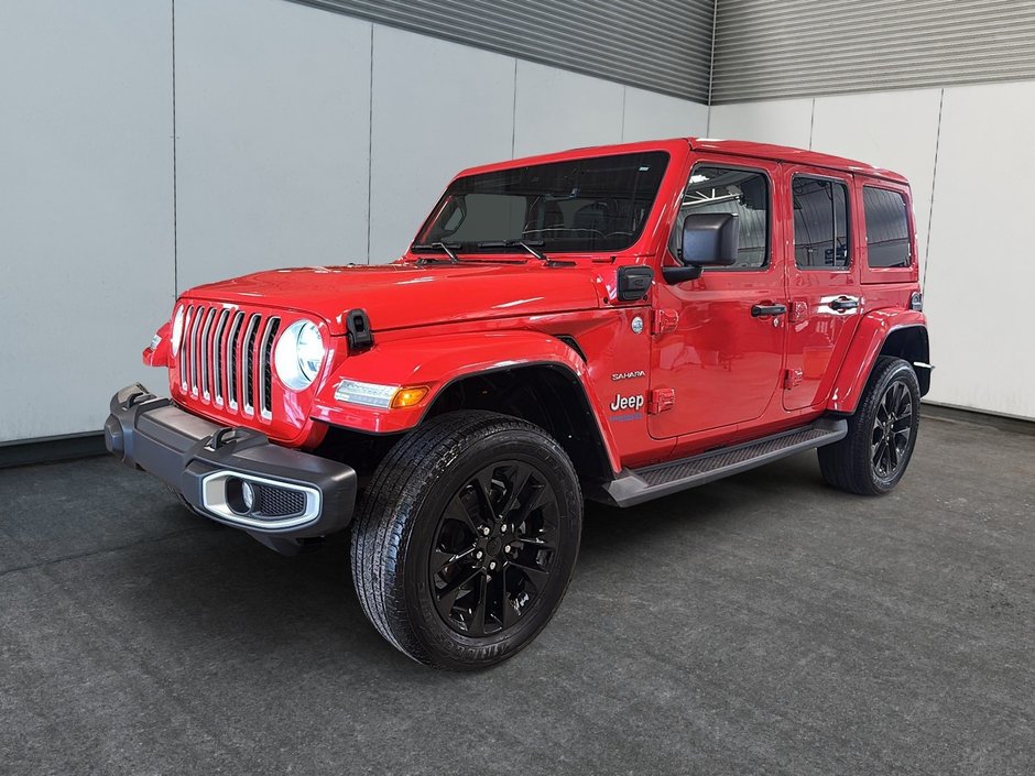 Jeep Wrangler 4xe Unlimited Sahara Sky-One Touch 2021 à St-Jean-Sur-Richelieu, Québec