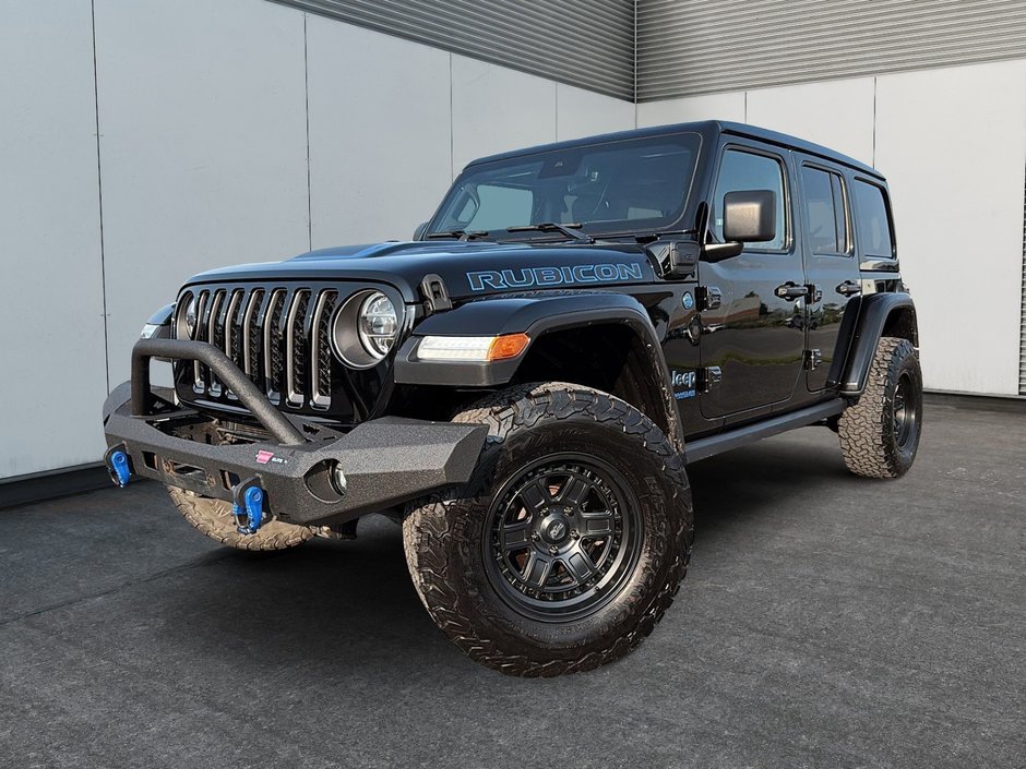 Jeep Wrangler 4xe Unlimited Rubicon 4XE SKY ONE-TOUCH ELECTRIQUE! 2022-0