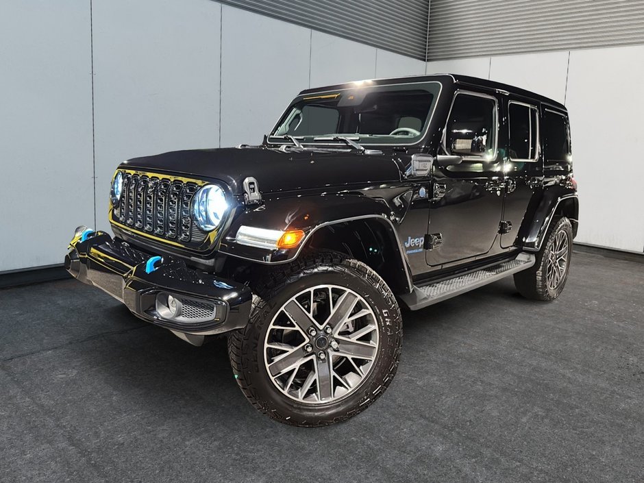 Jeep Wrangler 4xe HIGH ALTITUDE 4XE // SKY ONE-TOUCH // CUIR 2024-0