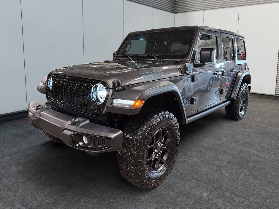 2025 Jeep Wrangler 4xe WILLYS in Sherbrooke, Quebec