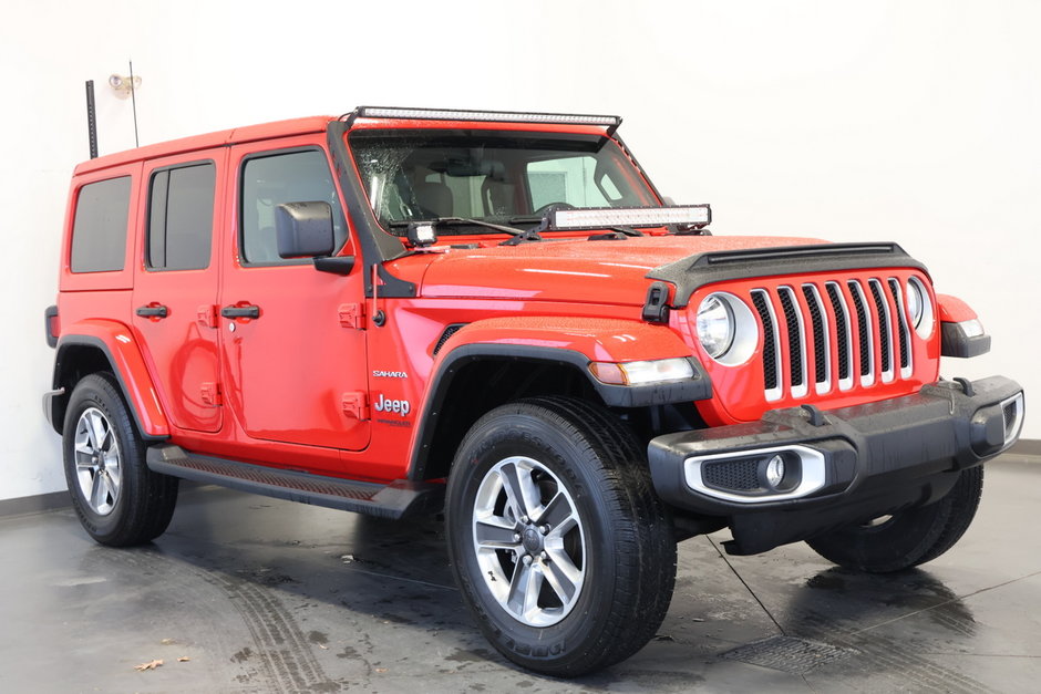 2021 Jeep Wrangler UNLIMITED SAHARA + DEUX TOITS + ALPINE + CUIR-3