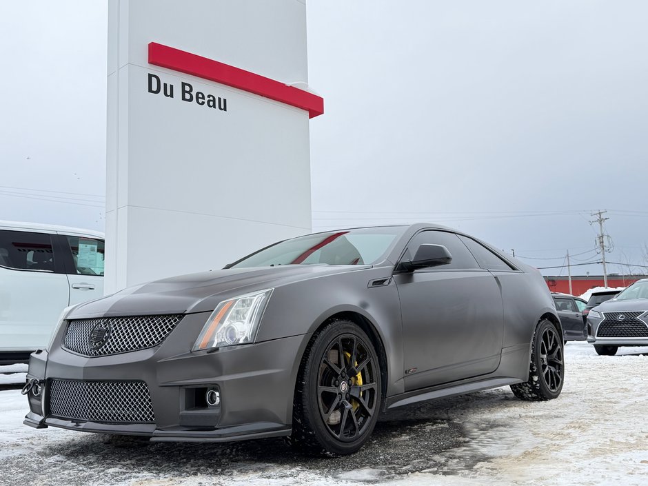 2011 Cadillac CTS-V Coupe ** EN BAS DU PRIX COÛTANT ** MANUELLE 650WHP /UNIQUE AU CANADA / GO AVANT L’HIVER in Thetford Mines, Quebec