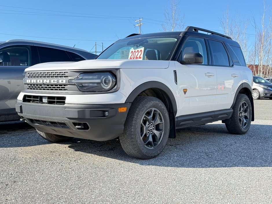 Ford Bronco Sport * BADLANDS 4WD / 66,000KM SEULEMENT / BEAU LOOK / 2022 à Thetford Mines, Québec