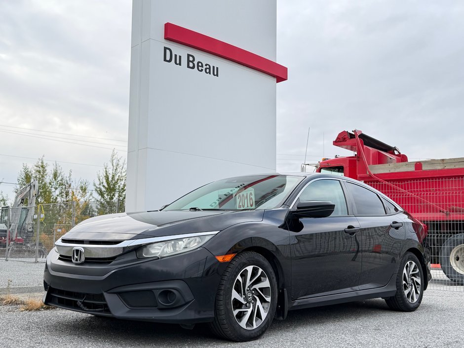Honda Civic Sedan EX / AUTOM / MOTEUR *SANS TURBO* = LES MEILLEURS / 2016 à Thetford Mines, Québec