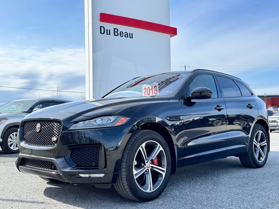 Jaguar F-PACE S PACE / TRÈS PROPRE / INSPECTÉ / TRÈS RARE / 2018 à Thetford Mines, Québec
