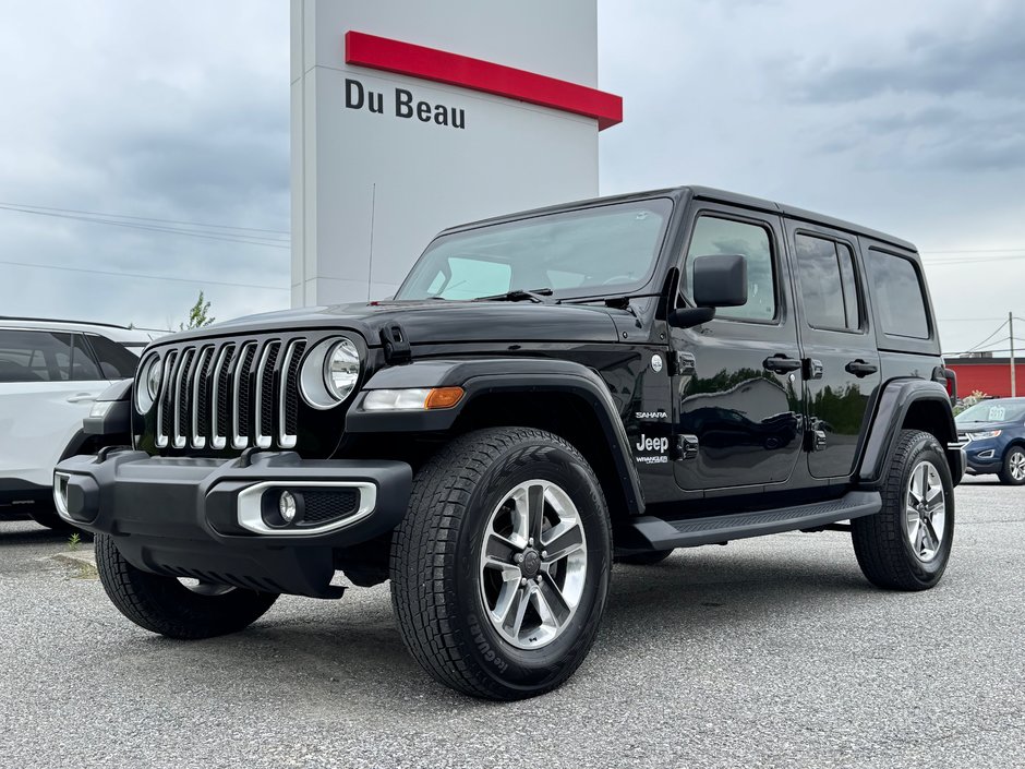 Jeep Wrangler Unlimited SAHARA / 2 TOIT / PRIX IMBATTABLE / 2019 à Thetford Mines, Québec