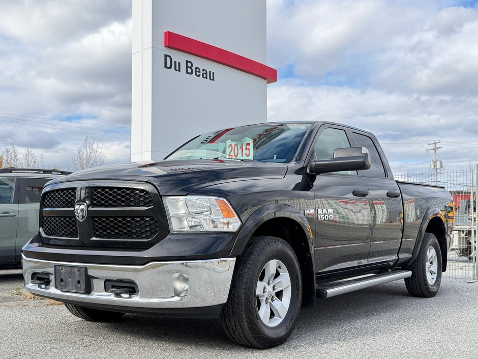 2015 Ram 1500 OUTDOORSMAN 4X4 / QUAD CAB / 5.7 / BAS KILOS / in Thetford Mines, Quebec