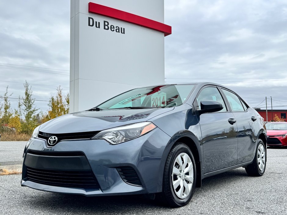2014 Toyota Corolla LE / BAS KILOS / INSPECTÉ RÉPARÉ / FIABILITÉ / in Thetford Mines, Quebec