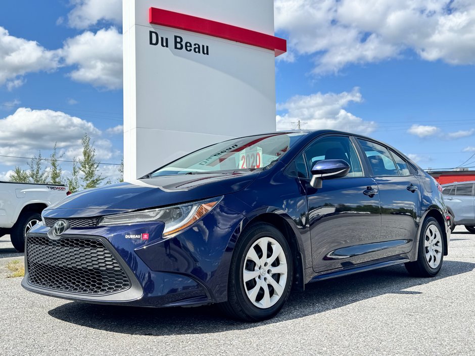 Toyota Corolla LE / AUTOM / FIABILITÉ LÉGENDAIRE / 2020 à Thetford Mines, Québec