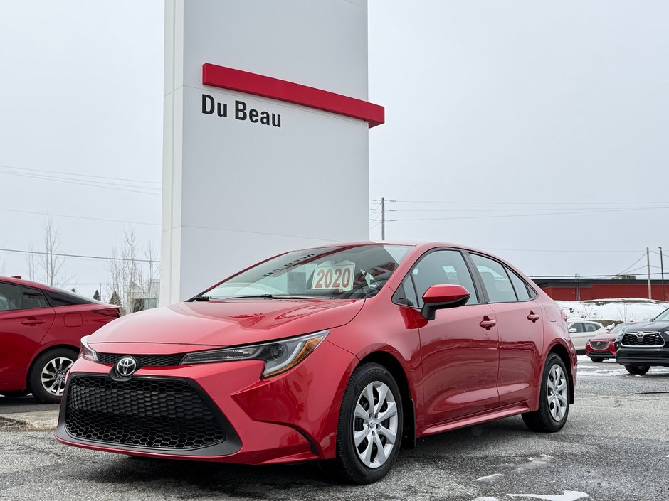 Toyota Corolla LE / AUTOM / BAS KILOS / ULTRA ÉCONOMIQUE / 2020 à Thetford Mines, Québec