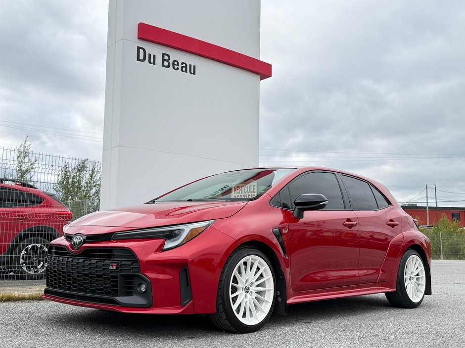 2023 Toyota GR Corolla ROUGE =HYPER RARE / PEA 27-04-28=100KM / in Thetford Mines, Quebec
