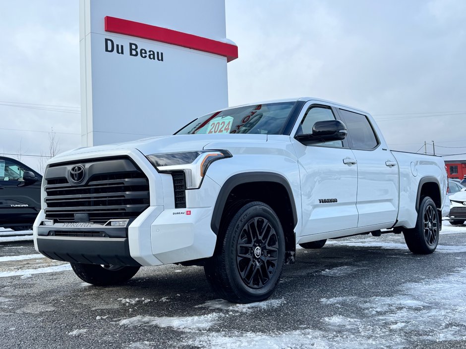 Toyota Tundra LIMITED NIGHTSHADE / CREWMAX BOITE 6.5 PIEDS / TOILE DE BOITE / JAMAIS ACCIDENTÉ 2024 à Thetford Mines, Québec