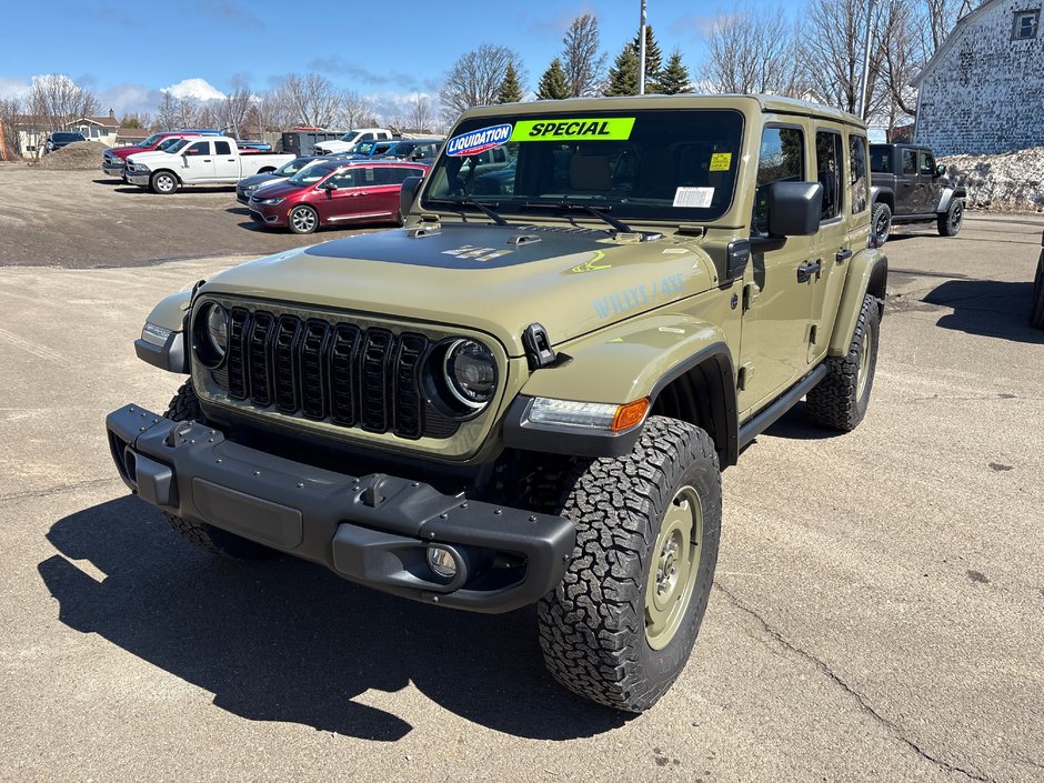 Jeep Wrangler 4XE WILLYS 41 2025 à Paspébiac, Québec
