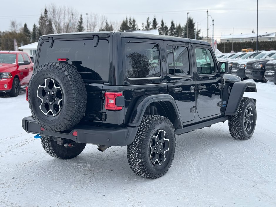 2021 Jeep Wrangler 4xe 4xe UNLIMITED RUBICON 4X4 // DEUX TOITS-4