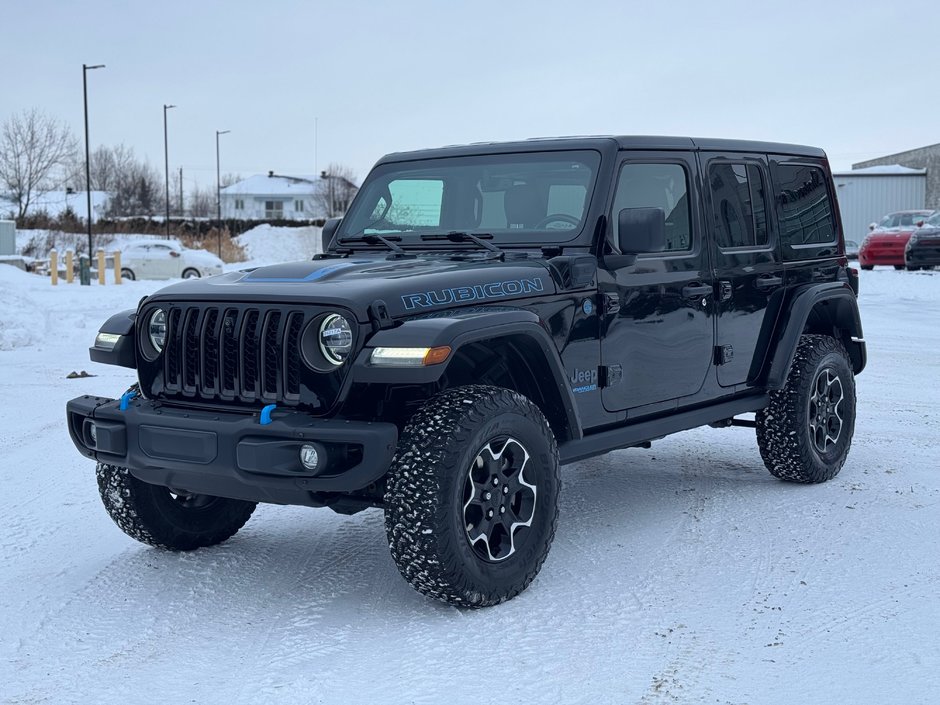 2021 Jeep Wrangler 4xe 4xe UNLIMITED RUBICON 4X4 // DEUX TOITS in Sherbrooke, Quebec