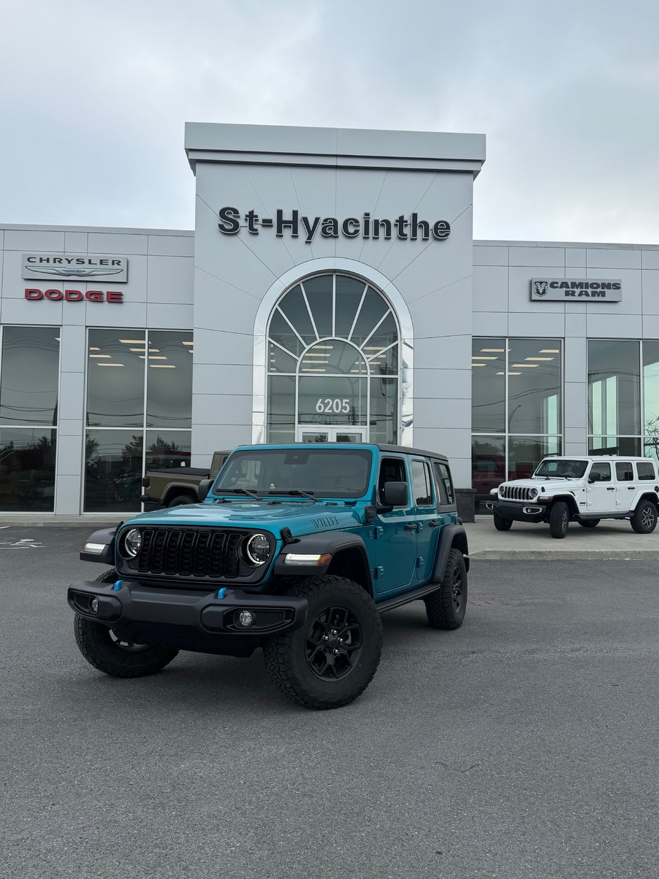 Jeep Wrangler 4xe Willys 2024 à Saint-Hyacinthe, Québec