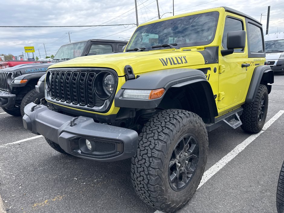 Jeep Wrangler WILLYS 4X4 TOIT-RIGIDE 2024 à St-Jean-Sur-Richelieu, Québec