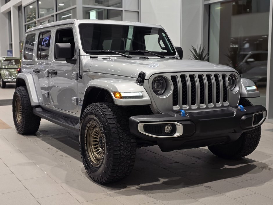 Jeep Wrangler 4xe Unlimited Sahara | DÉMARREUR | CUIR | 8 PNEUS 2023 à Laval, Québec
