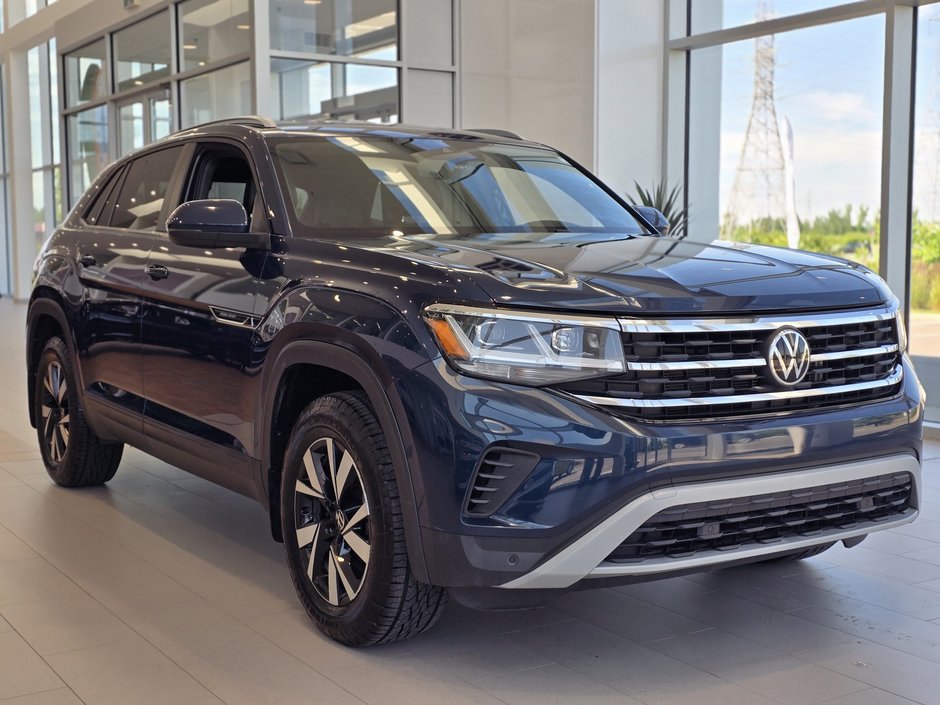 Volkswagen Atlas Cross Sport Comfortline V6 | DÉMARREUR | CARPLAY | CAM | CUIR 2022 à Laval, Québec