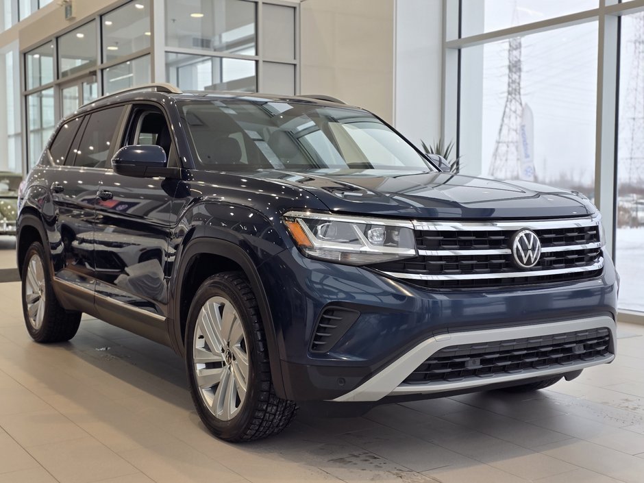 2021 Volkswagen Atlas Highline BAS KM | TOIT PANO | DÉMARREUR | CUIR +++ in Laval, Quebec