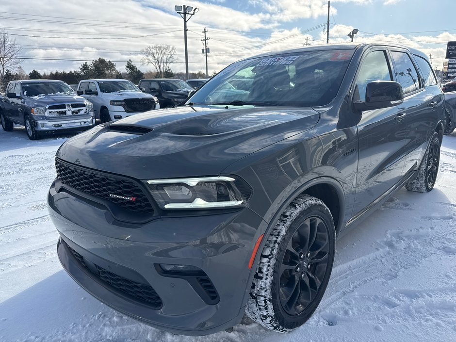 2022 Dodge Durango R/T Plus with 5.7 Hemi Seven passenger,heated  cooled seats, upgraded audio system, sunroof, Apple CarPlay,